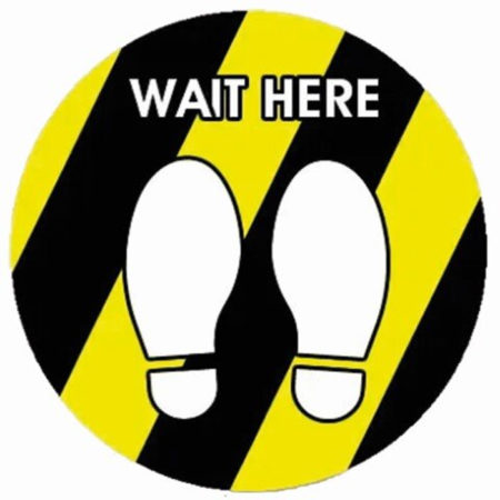 http://warningsignsstore.com/product/wait-here-floor-and-window-stickers/